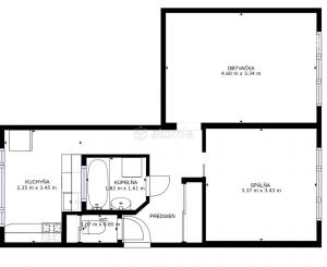 Pekný 2 izbový byt po rekonštrukcii Košice II. - Terasa - odporúčame!!