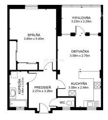 Predaj 3 izbový tehlový byt Košice I. - Sever centrum  rekonštrukcia