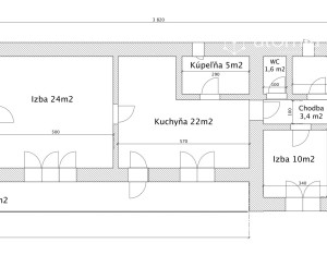 Predaj  - Vyšná Myšľa, gazdovský rodinný dom  REZERVOVANÉ
