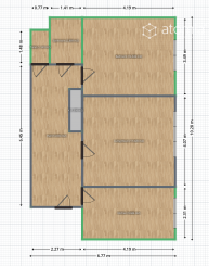 Na predaj 2-izbový byt vo výbornej lokalite