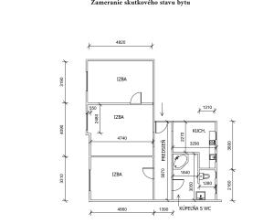 Predaj 3 izbový byt Košice I. Staré mesto Svätoplukova ul.