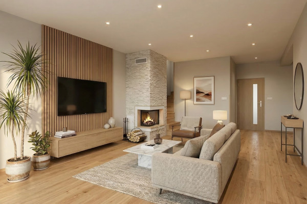 Moderný rodinný dom s 3 spálňami a šatníkom | Panoráma