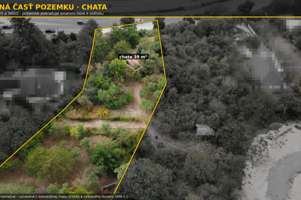 Priestranná záhrada 5164 m² s chatou, Sečovská cesta, Košice