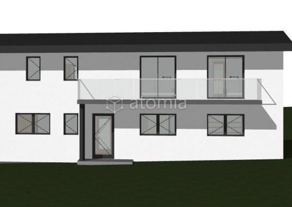 Hrubá stavba domu na ideálnom pozemku, platné stav.povolenie