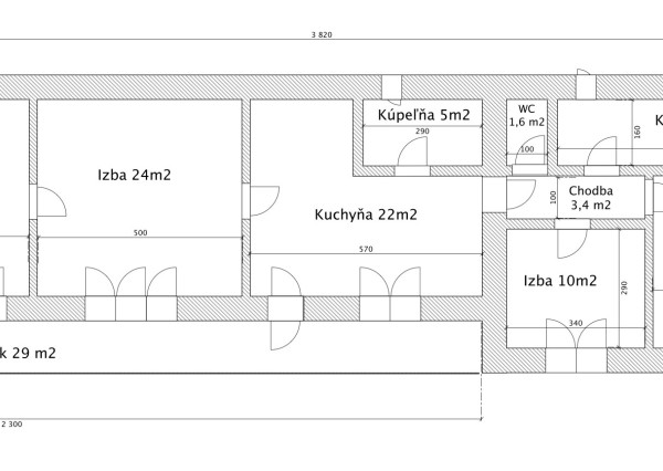 Predaj  - Vyšná Myšľa, gazdovský rodinný dom  REZERVOVANÉ