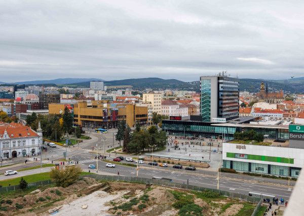 Byt s výhľadom na historické centrum Košíc