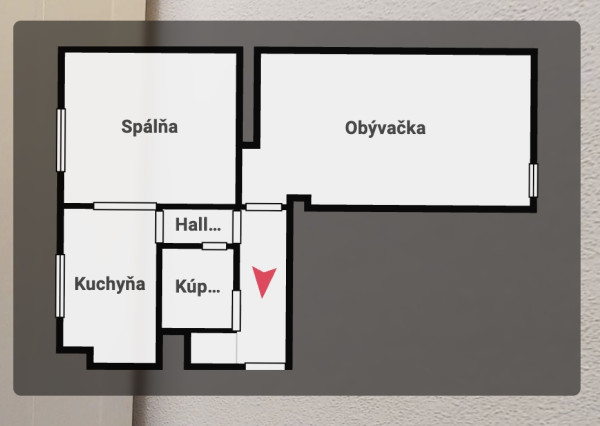 Predaj 2 izbový tehlový byt balkón výťah  Košice I. - Sever