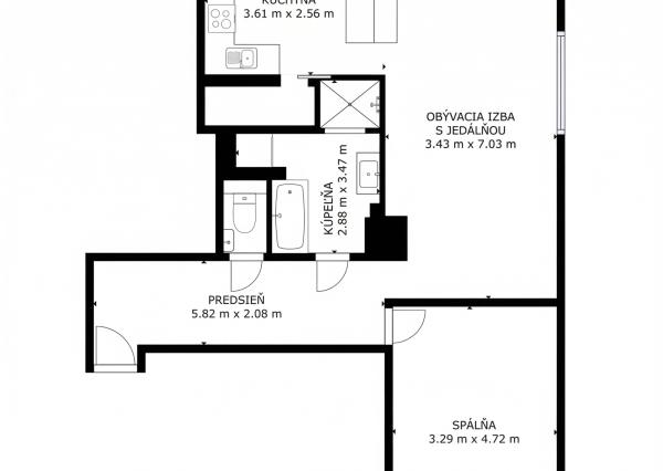 Jedinečný tehlový byt v skvelej lokalite - Komenkého ulica, Košice