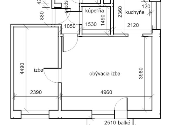 Predaj - pekný a útulný 2 izbový byt,  Čsl. armády, Trebišov
