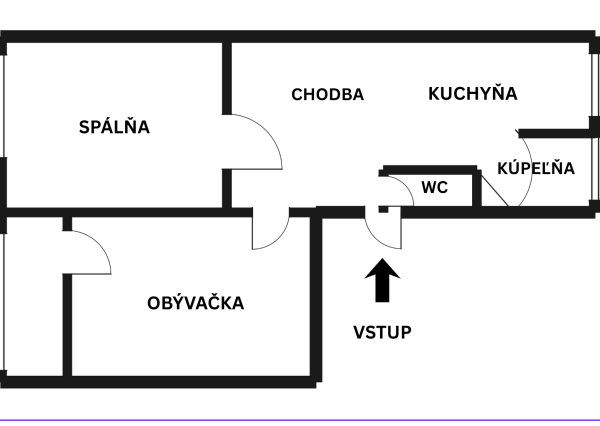 NA PREDAJ - 2 izbový byt s loggiou, Lomená, Košice