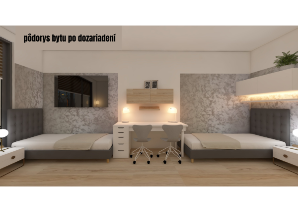 Prenájom - novostavba 1 izbový byt  terasa Cassovar parking