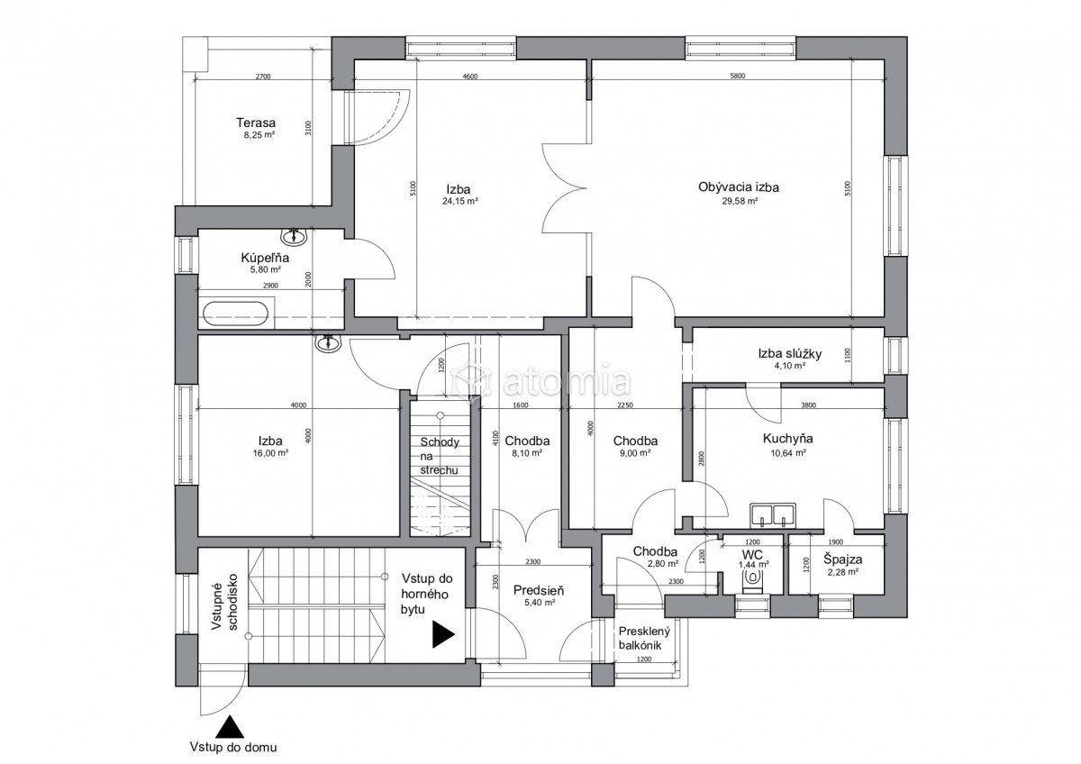 1/2  rodinného domu - Košice IV. - Juh, ul. Rastislavova - ZNÍŽENÁ CENA!