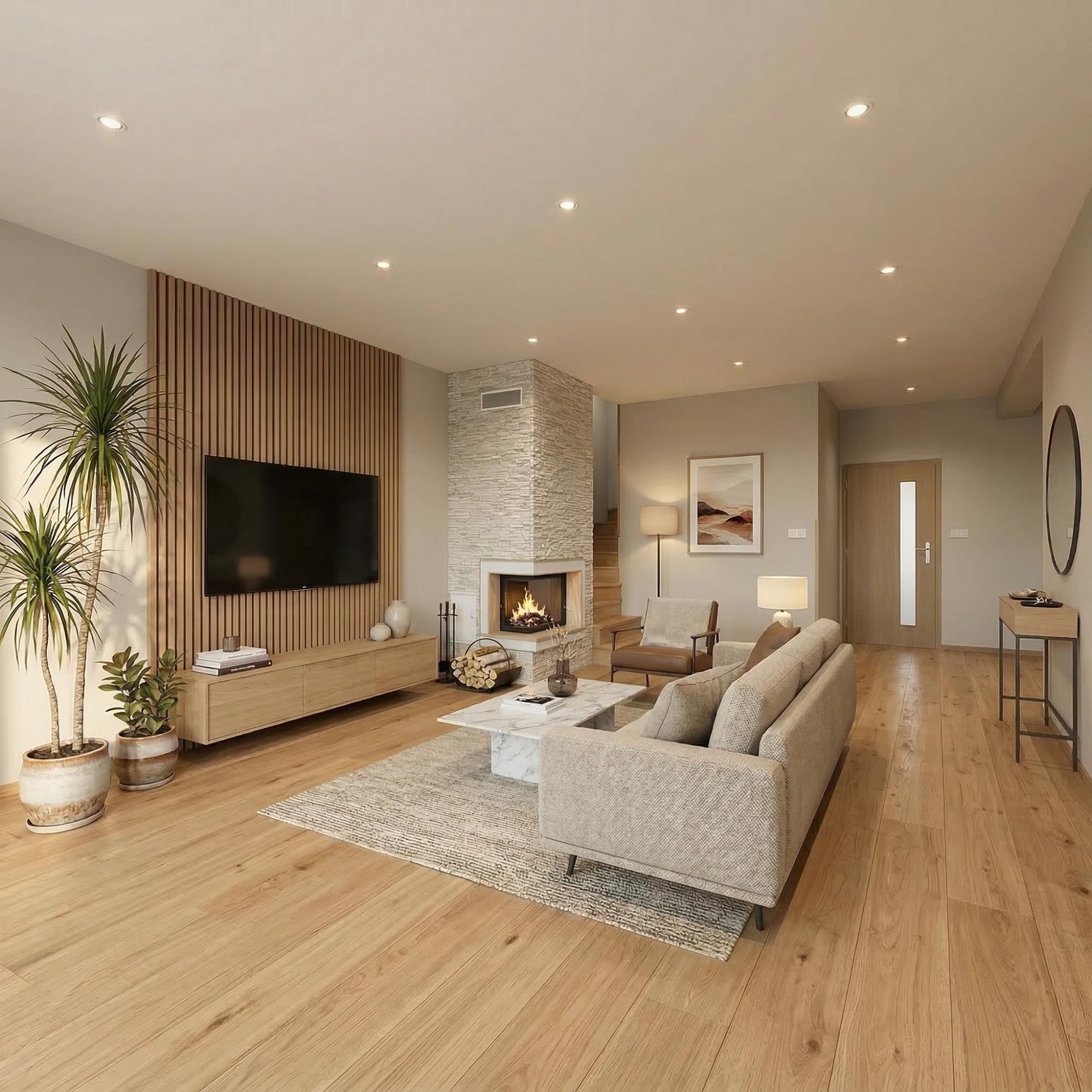 Moderný rodinný dom s 3 spálňami a šatníkom | Panoráma